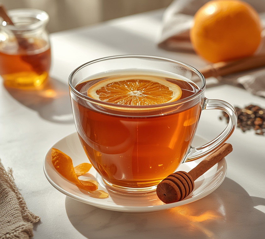 Przepis na Tippy Earl Grey z pomarańczą i miodem